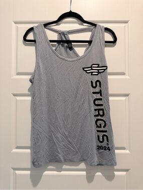 2024 Gray Sleeveless Tank Top - Women's